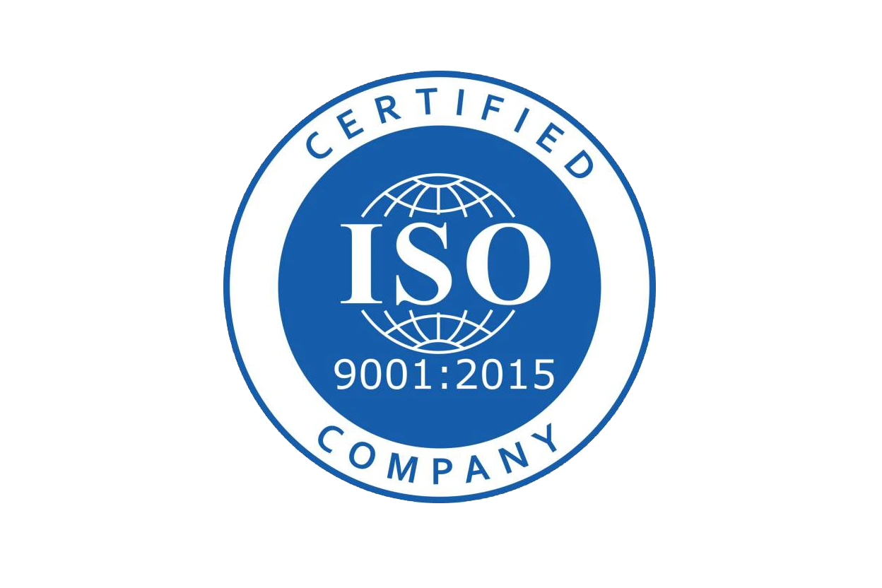 ISO 9001:2015 certified company